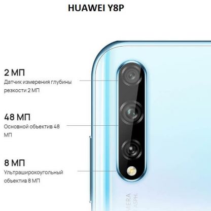 Задняя камера (2M) для Huawei Honor 9X, 9X Lite, 30i, P Smart Z, P40 Lite, Y8p (Original)