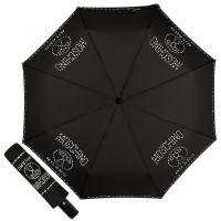Зонт складной Moschino 8012-OCA Stitches Black