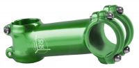 Вынос внешний 5-404292 нерегулируемый 1 1/8" 100мм/+7` для руля 31,8мм алюминиевый кованый анодированный зеленый M-WAVE