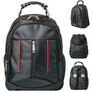 Рюкзак ACTION, размер 39*28*11,5 см, городской, черный, мягкая спинка, унисекс