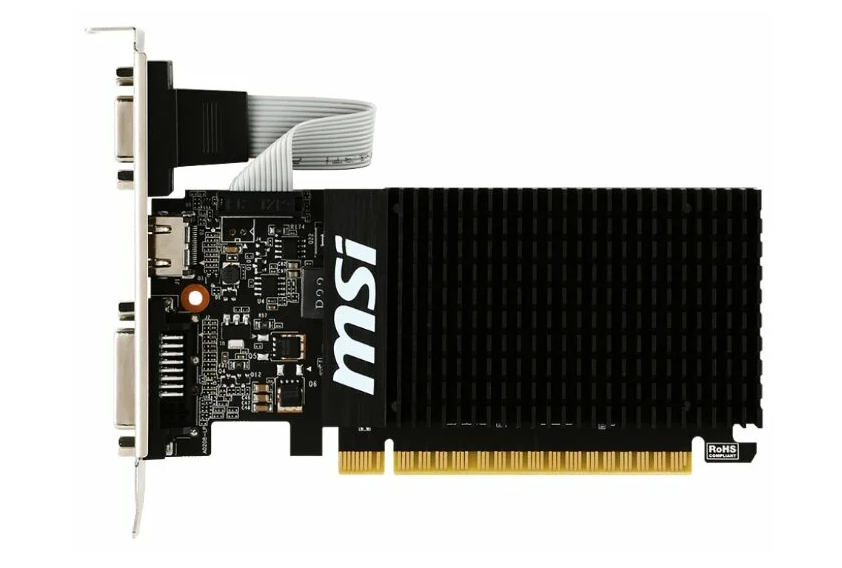 Видеокарта MSI GeForce GT 710 Silent LP (GT 710 2GD3H LP)