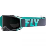Fly Racing Zone Pro Grey/Mint Dark Smoke Lens очки для мотокросса