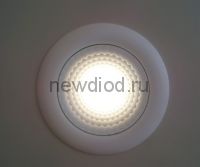 Светодиодная панель поворотная 3D Spotlight 12W-3м² 110/90mm 4000K Oreol (50/кор)