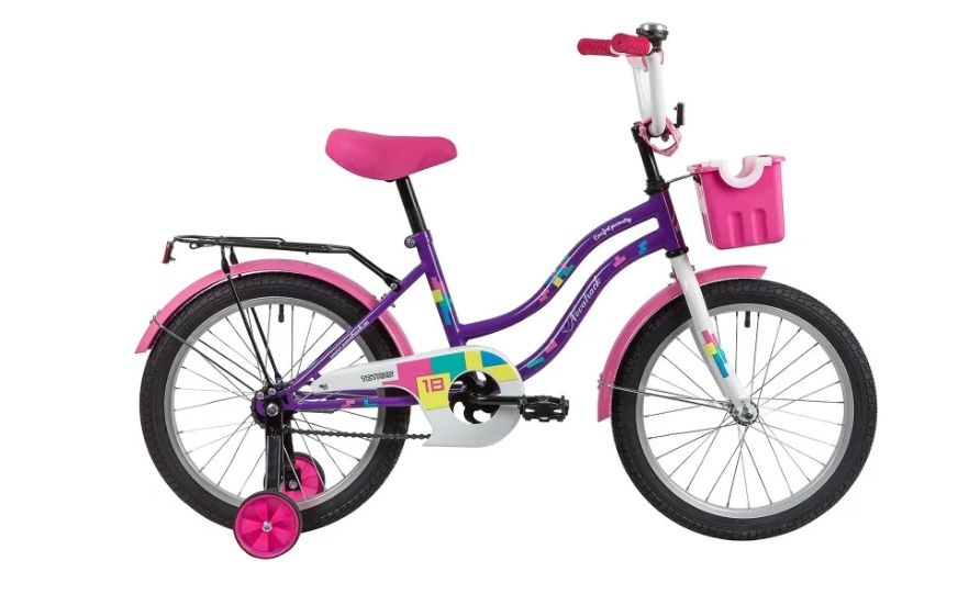 Детский велосипед Novatrack Tetris 18 (2020) Фиолетовый (139678)