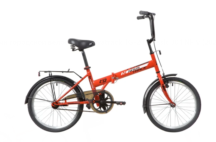 Подростковый городской велосипед Novatrack TG-20 Classic 301 NF V (2020) Красный (140674)