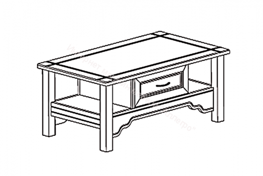 Журнальный столик рисунок