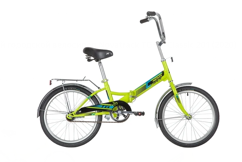 Подростковый городской велосипед Novatrack TG-20 Classic 201 (2020) Зеленый (140922)