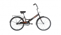 Подростковый городской велосипед Novatrack TG-24 Classic 1 (2020) Черный (140927)