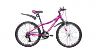 Подростковый горный (MTB) велосипед Novatrack Katrina 24 (2019) Фиолетовый (133999)