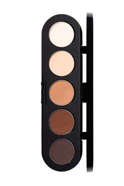 Make-Up Atelier Paris Palette Eyeshadows T22 Natural chestnut Палитра теней для век №22 натуральные коричневые тона