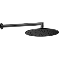 Верхний душ Cisal Shower D300 мм с настенным держателем L400 мм схема 1