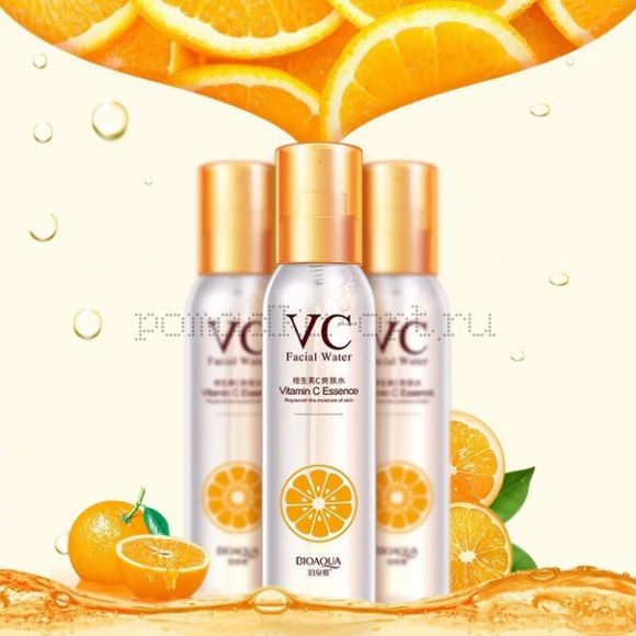 оригинал Тонер витаминный для сияния кожи апельсин VC MOISTURIZING IMAGES Bioaqua