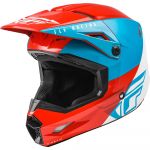 Fly Racing Kinetic Straight Edge Red/White/Blue шлем внедорожный