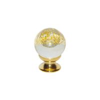 Мебельная ручку Glass Design Murano knob золото