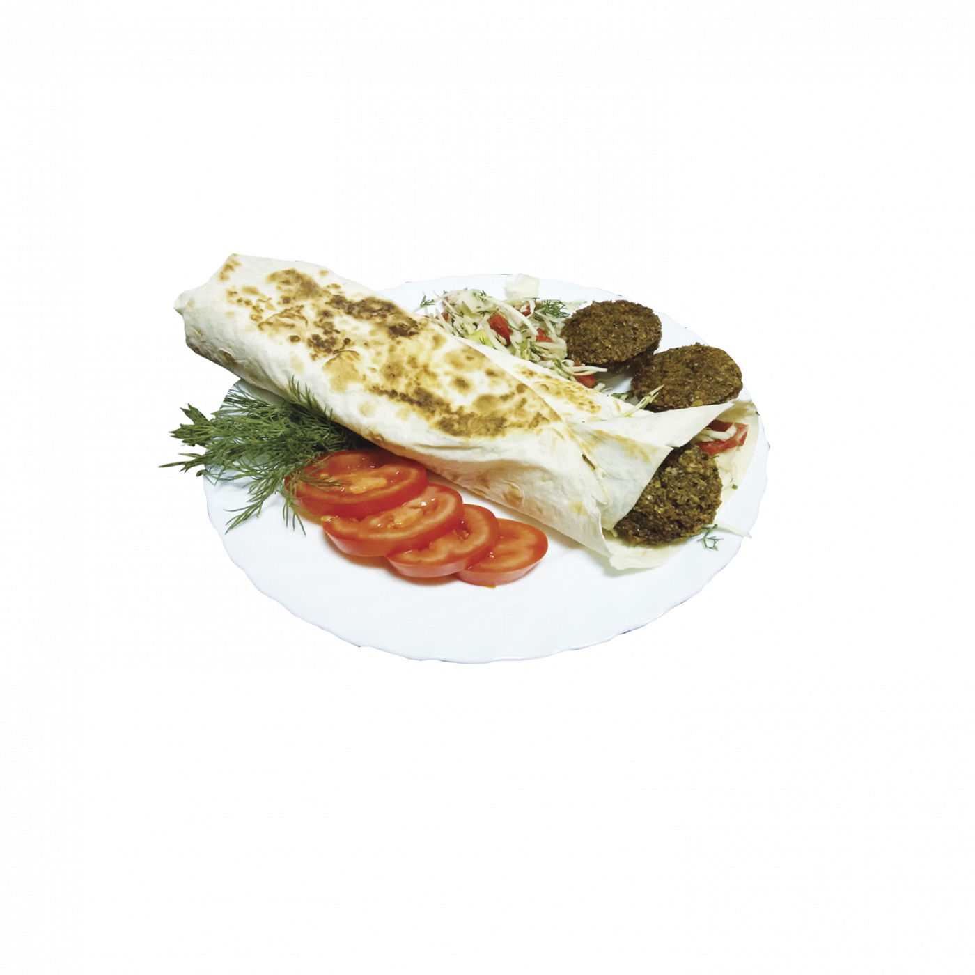 Фалафель в лаваше (вегетарианская)
