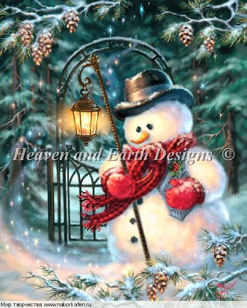 HAEDJG 9809 The Enchanted Christmas Snowman