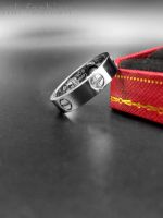 Cartier кольцо Love SILVER
