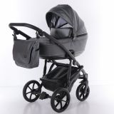 Коляска 2в1 TAKO CORONA ECCO TCE-06, кожа графит