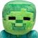 Мягкий плюшевый Зомби из Майнкрафт (Minecraft) 22 см на присоске
