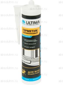 Герметик силиконовый ULTIMA универсальный черный 280 мл