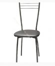 Кухонный стул "Сильвия" металлик/серебристый металлик