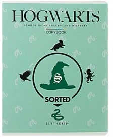 Тетрадь 24 листа клетка «Гарри Поттер», обложка мелованный картон (5 шт)