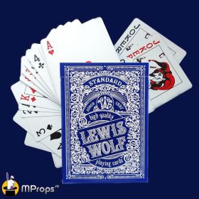 Игральные карты Miland Lewis & Wolf BLUE (стандартный индекс)