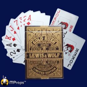 Игральные карты Miland Lewis & Wolf GOLD (Jumbo индекс)