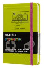 Книжка зап.Moleskine Pocket Super Mario линейка зеленый Game Boy LESMMM710GB