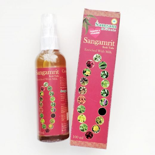 Масло для волос Сангамрит | Sangamrit hair Oil | 100 мл | Sangam Herbals