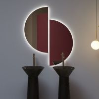 Зеркало Antonio Lupi SpicchioW реверсивное с подсветкой схема 2