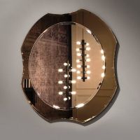 Зеркало без подсветки Antonio Lupi Luxor круглое схема 3