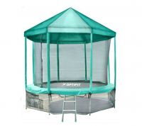 Батут OPTIFIT LIKE GREEN 10 FT (3.05 м) с зеленой крышей