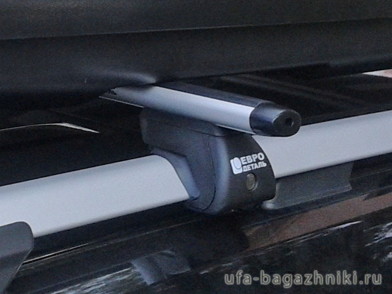 Багажник на крышу - аэродинамические дуги на рейлинги Ford Explorer 2011-15, Евродеталь