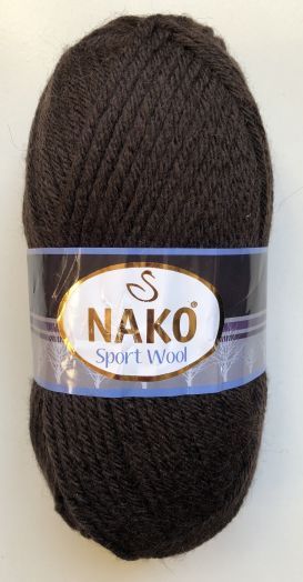 Sport Wooll (Nako) 4987-т. Коричневый