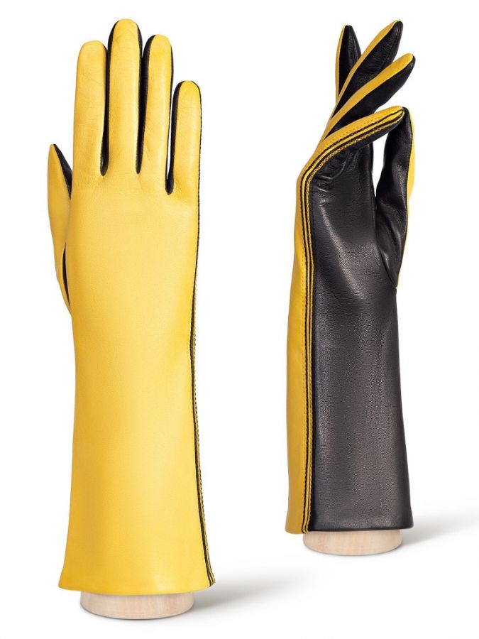 Длинные желтые перчатки ELEGANZZA GR01-00033995