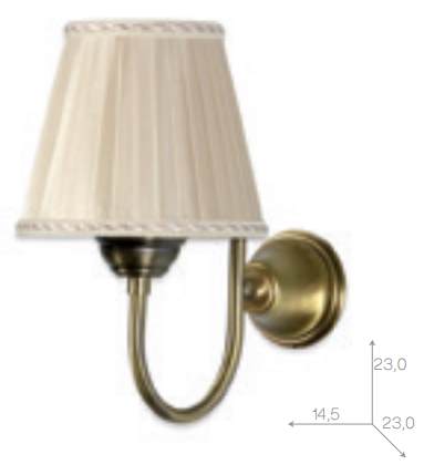 Настенная лампа светильника Tiffany World Harmony TWHA029oro без абажура ФОТО