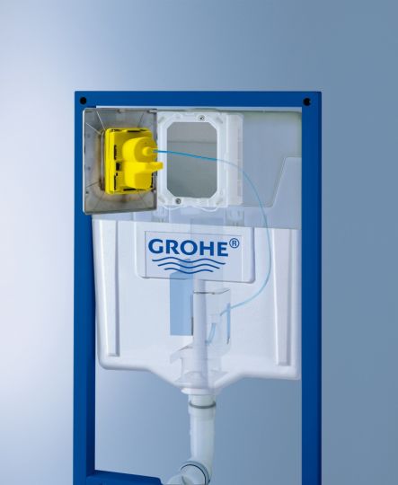 Инсталляция Grohe Rapid SL 38813001 для подвесного унитаза в комплекте с крепежом и кнопкой ФОТО