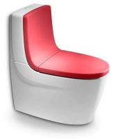 Сиденье и крышка Roca Khroma 801652F3T для унитаза красная soft-close схема 2