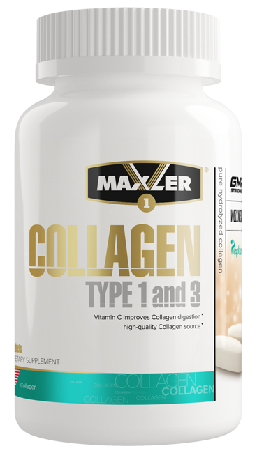 Maxler - Collagen Type I & III 90 таб