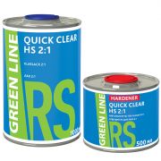 Green Line QUICK Clear HS 2:1. Лак системы HS, комплект, объем 1л. + 500мл.