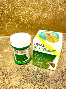 Мазь "SNAIL PEPPERMINT" для восстановления кожи при ожогах, ушибах