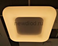 Управляемый светодиодный светильник MODERN 8048-750 80Вт 5/3/4000К пульт 750*750*125 мм алюминий белый Oreol