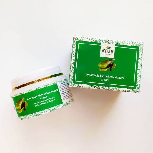 Аюрведический травяной крем Увлажняющий | Ayurvedic Herbal Moisturizer Cream | 30 г | AyurGanga