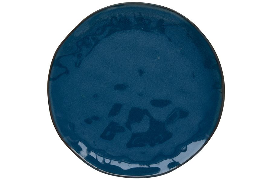 Тарелка обеденная (синий) "Interiors" 26 см