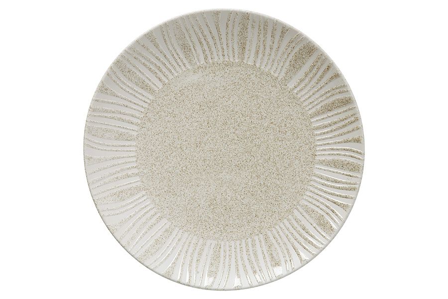 Тарелка обеденная (песочный) "Solaris" 27.5 см