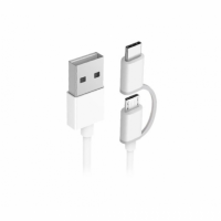 Кабель 2 в 1 USB Type-C/Micro Xiaomi Zmi 100 см (AL501)