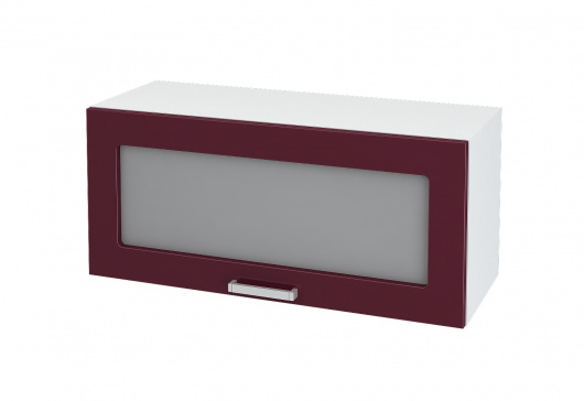Шкаф горизонтальный со стеклом Джулия ШВГС 800