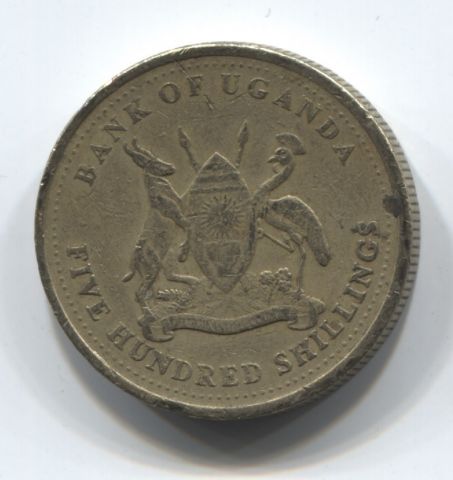 500 шиллингов 2003 Уганда