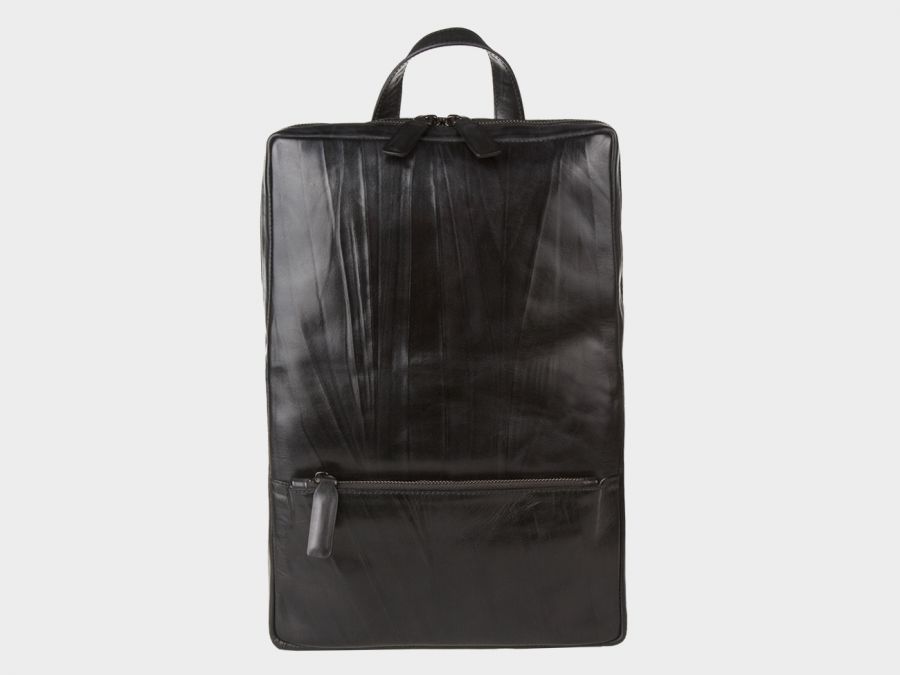 Рюкзак из натуральной кожи Alexander-TS "R0027 Black"